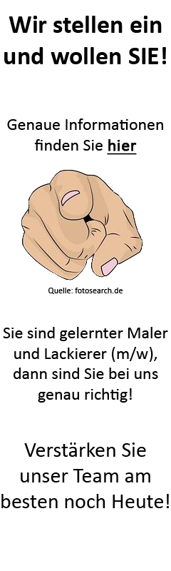 Stellenangebot Maler und Lackierer